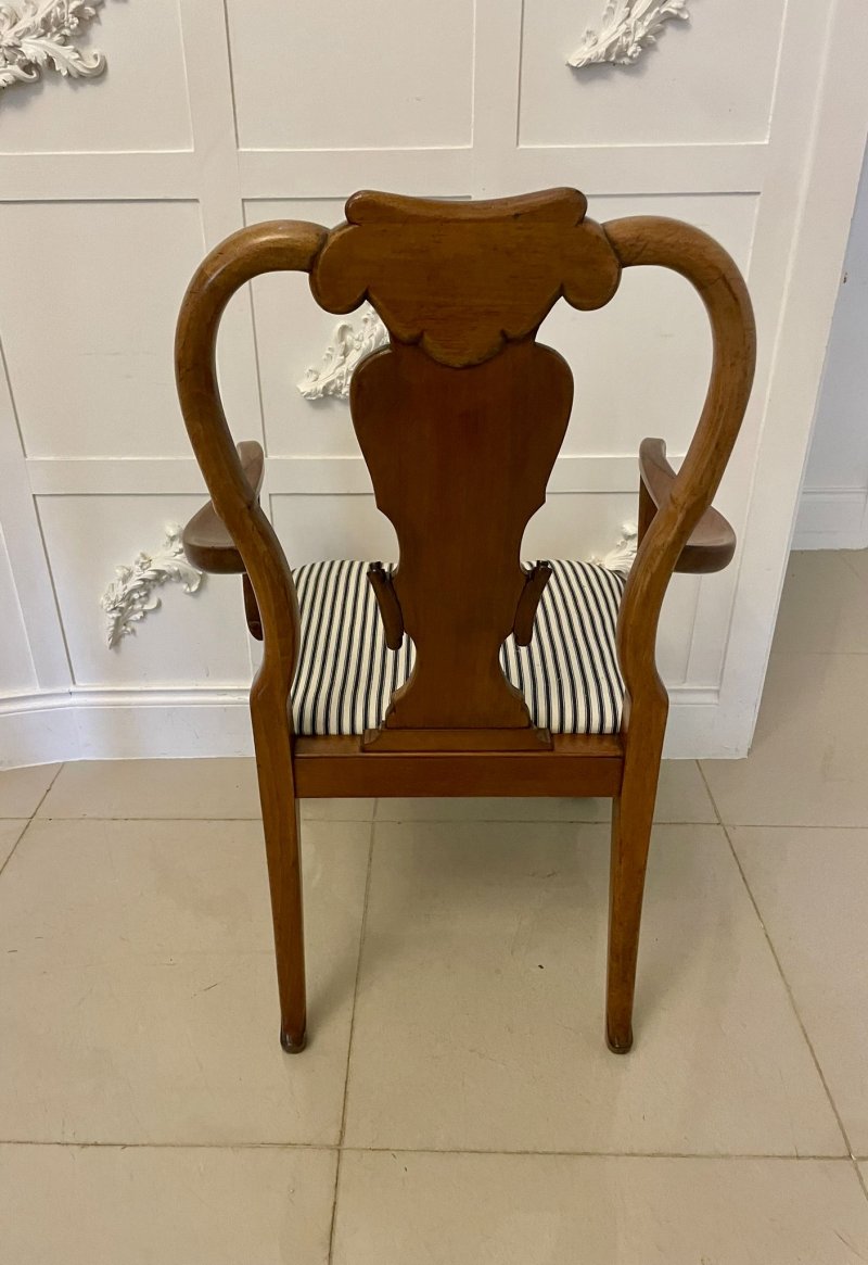 Outstanding Quality Set of 12 Antique Victorian Burr Walnut Dining Chairs - Image 18